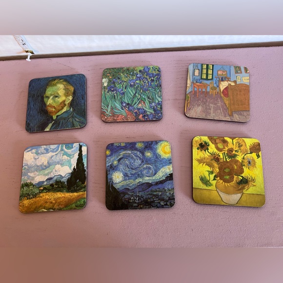 Other - Artsy Vincent Van Gogh Coasters